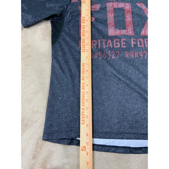 fox Indicator T-shirt mens size M Gray Graphics Short Sleeve NEW MSRP $54.95 - Picture 10 of 10